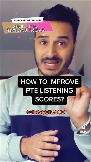 HOW TO IMPROVE PTE LISTENING SCORES || PTE BY NIKHIL || #nikhilpte #pteonlinecoaching #ptelistening