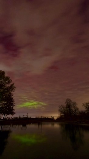 Aurora last night from Licking county 11-11-25 | Doug Pyles