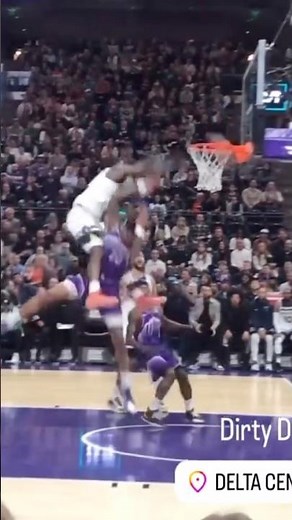 Poster Dunk: #anthonyedwards #nba #dunk #slamdunk #sports #nbahighlights