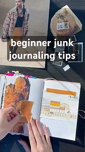 follow these junk journal tips if you are stuck ✂️ step by step guide #asmr #scrapbooking #shorts