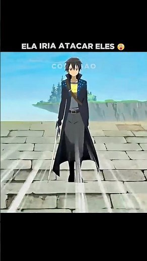 HE WAS READY TO FINISH HER 💀😮 #swordartonline #kirito #anime