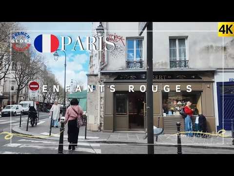 PARIS 11th-3rd district Le Marais Walk🇫🇷 Rue de Bretagne➜ Marché des Enfants Rouges Food Market Tour