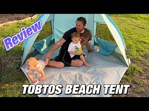 TOBTOS丨2-3 Person Portable Beach Tent Sun Shade Review