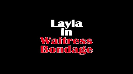 Promo 4052 Layla in Waitress Bondage