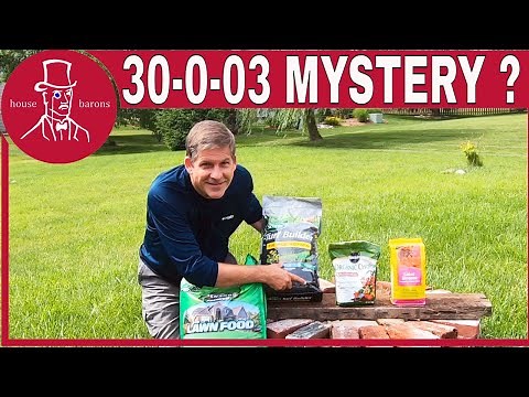 What do the 3 numbers on fertilizer mean