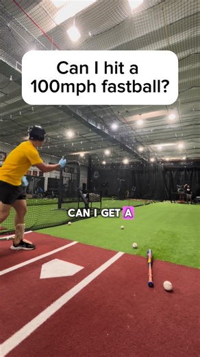 Five O’clock Hitter | Can I hit a 100 mph fastball? #baseball #homerun #baseballreels #mlb #exitvelo #challenge | Instagram