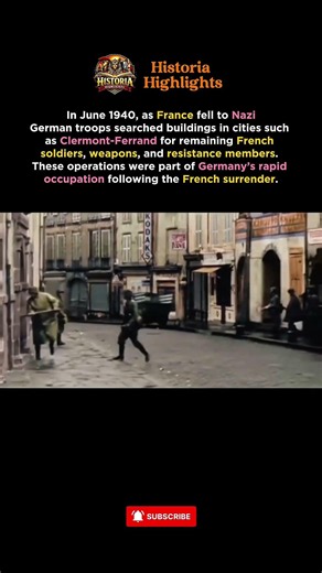 How German Troops Secured French Cities After the Fall of France in 1940