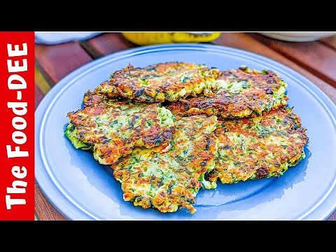 How To Make Zucchini Fritters (Courgette Fritters)