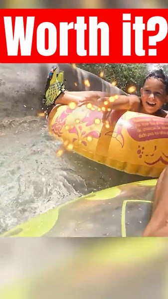 Riding a Fast Water Slide at Schlitterbahn Texas 💦
