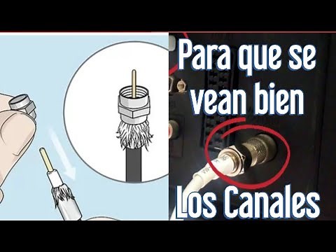 👉Install the Antenna Cable Correctly So That the Channels Can Be Seen Well 👍