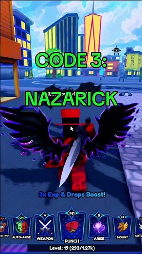 All New Codes in Arise Crossover Roblox (Update)