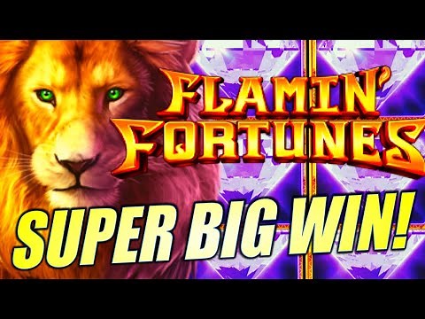 ★SUPER BIG WIN!★ 🦁 50 LIONS FLAMIN' FORTUNES Slot Machine (ARISTOCRAT GAMING)