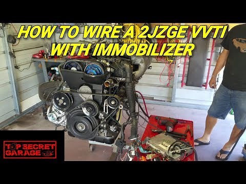 HOW TO WIRE A 2JZGE VVTI WITH IMMOBILIZER
