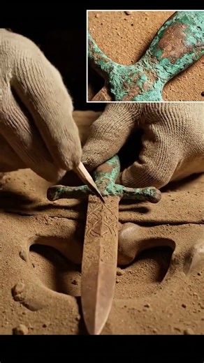 Mummy buried with copper dagger #explore #history #shorts #shortsfeed #ytshorts #trending