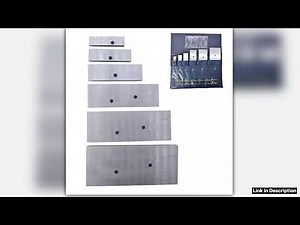 6 Pcs Adjustable Parallel Set 38 214 HardenedSteel Accuracy Parallels Set for Layout Inspection