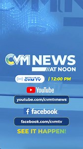 Major stories. Live coverage. Reliable reporting. It’s all on CVM News at Noon — also streaming on Facebook and YouTube.�#CVMSeeItHappen #CVMNews | CVM Television