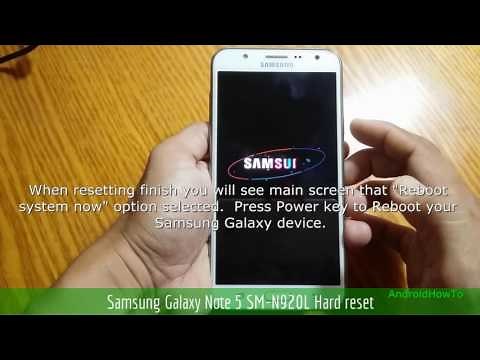 Samsung Galaxy Note 5 SM-N920L Hard reset