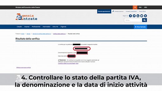 Controllo partita IVA: come fare la verifica sul sito dell’Agenzia delle Entrate