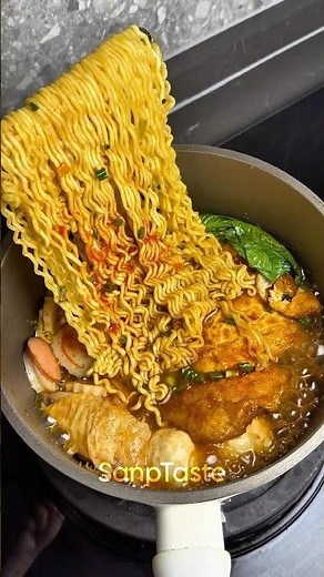 Most Satisfying Spicy Ramen Recipe! 🍜🔥 #SnapTaste