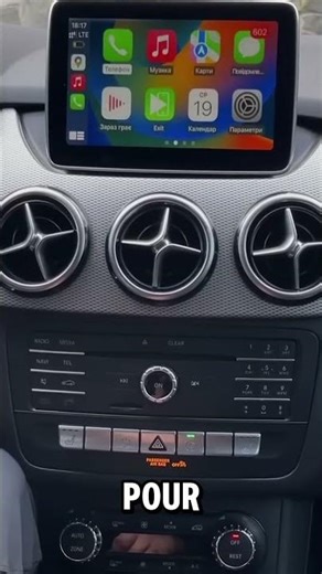 Boîtier CarPlay & Android Auto Mercedes Classe B W246 (depuis 2015) #W246 #CarPlayMercedes