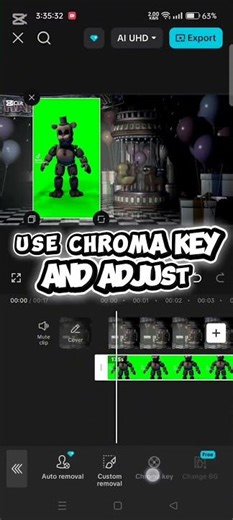 CAPCUT GREEN SCREEN TUTORIAL #capcut #fyp #tutorial