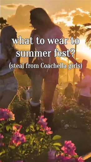 summer fest outfit ideas from Coachella girls