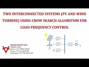 TWO INTERCONNECTED SYSTEMS (PV AND WIND TURBINE)-CROW SEARCH ALGORITHM-LOAD FREQUENCY CONTROL