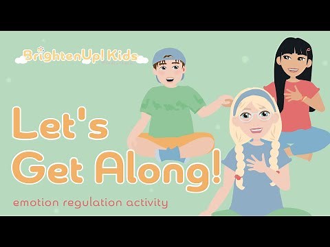 Let's Get Along! Mindful Meditation Activity Focusing On Getting Along With Others - For Kids!