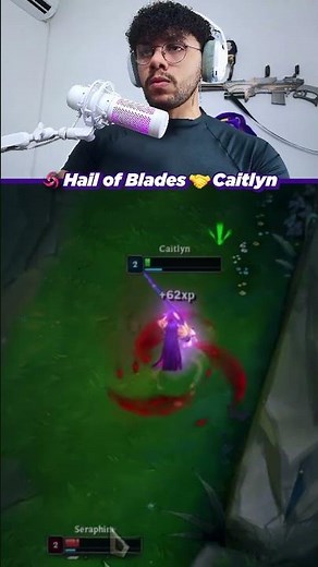 A melhor runa pra combar de Caitlyn #leagueoflegends