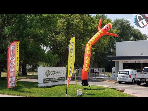 Wacky Waving Inflatable Tubeman 18.0 - Go Green Flooring | Optopolis' Vault