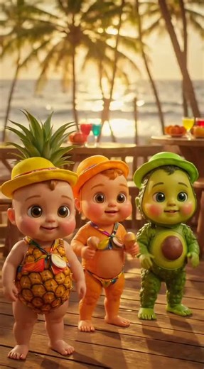 fruit baby dancing #asmrsounds #fruit #asmr #ai #aiviral