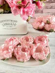 Large Peony Blush Pink Flowers Wrapper for Holding Dessert - Etsy