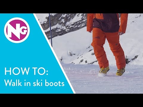 How To Walk in Ski Boots // Learn to Ski