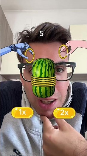 WATERMELON CHALLENGE WITH RUBBER BANDS😍