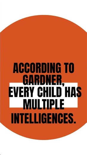Gardner Theory | Multiple Intelligence | CTET CDP Most Asked #ctet #cdp #shorts