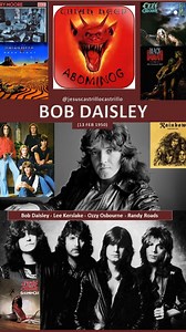 Robert John "Bob" Daisley (Sídney; Feb. 13, 1950) #bobdaisley #rainbowband #ozzyosbourne #uriahheepband #garymoore | Jesús Castrillo Castrillo