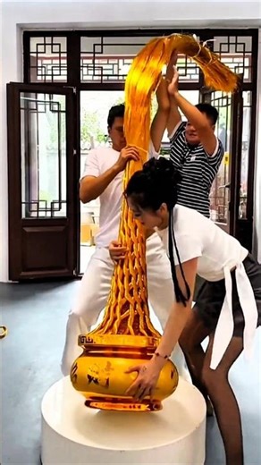 Golden tree 😱 #beautiful #art #funny #song #music #painting #oilpainting #trend #omg #amazing #reels