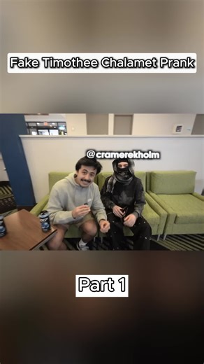Fake Timothee Chalamet Prank | prank