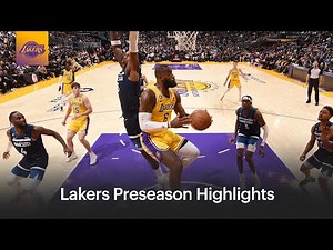 Best of Lakers Preseason 2022 | Highlights