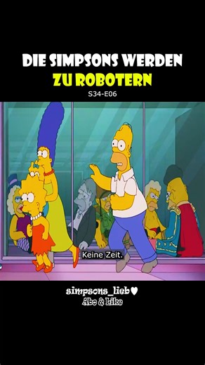 Die Simpsons werden zu Robotern / S34-F06 / Simpsons / Deutsch