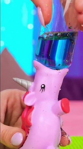 🦄 Magical Slime Mix 😍 Unicorn Colors and Sparkles ✨