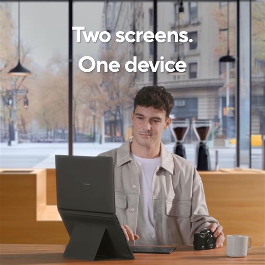 Unfold to a full dual-screen visual canvas and take it anywhere. Zenbook DUO ➡️ https://us.asus.click/zbduo26 | ASUS