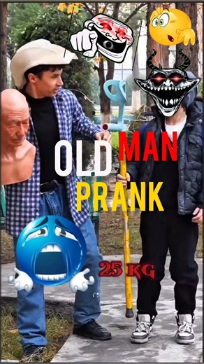 Old Man Prank 25 kg 😭