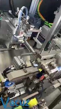 PQ Transformer Bobbin Coil Teflon Tube Insertion Winding Taping Casing Machine Production Line