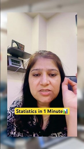 Statistics in 1 Minute | Beginner’s Guide. Statistics Made Easy! #shorts