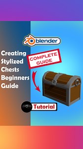 Blender 2.8 Stylized Chest Complete Beginners Guide, 3D Tudor