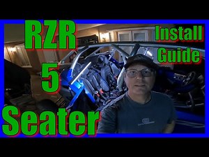 UTVMA RZR PRO 4 BUMP SEAT Install