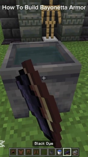 How To Build Bayonetta Armor 😇 ⚔️ #minecraft #shorts #foryou #bayonetta