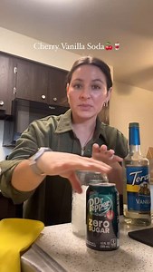21K views · 51 reactions | Cherry Vanilla Soda 1-2 tablespoons @torani SF Vanilla Syrup (or regular) 4 packets true lime 2 cans @drpepper zero sugar cherry Ice Add everything to a cup and enjoy磻 Sleeve is from @javasok - it’s the NALGENE STYLE BOTLSOK -the link to their website and a 20% off code is in my bio! | Katerina Faith | Facebook