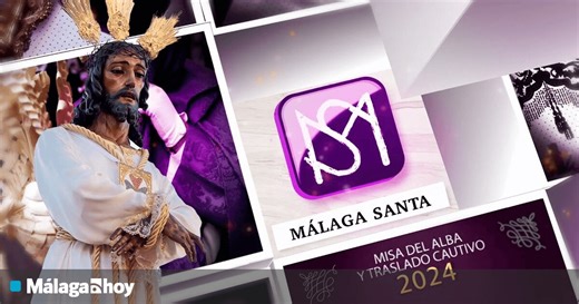 Así ha sido la misa al alba y el traslado del Cautivo en Málaga